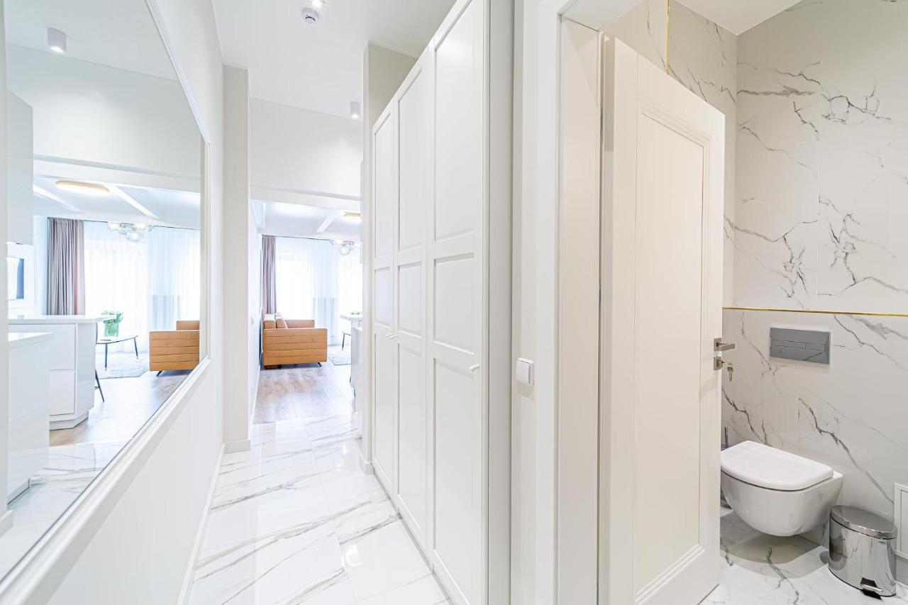 Modern Loft Apartment W/Free Parking No.3 Marijampole Luaran gambar